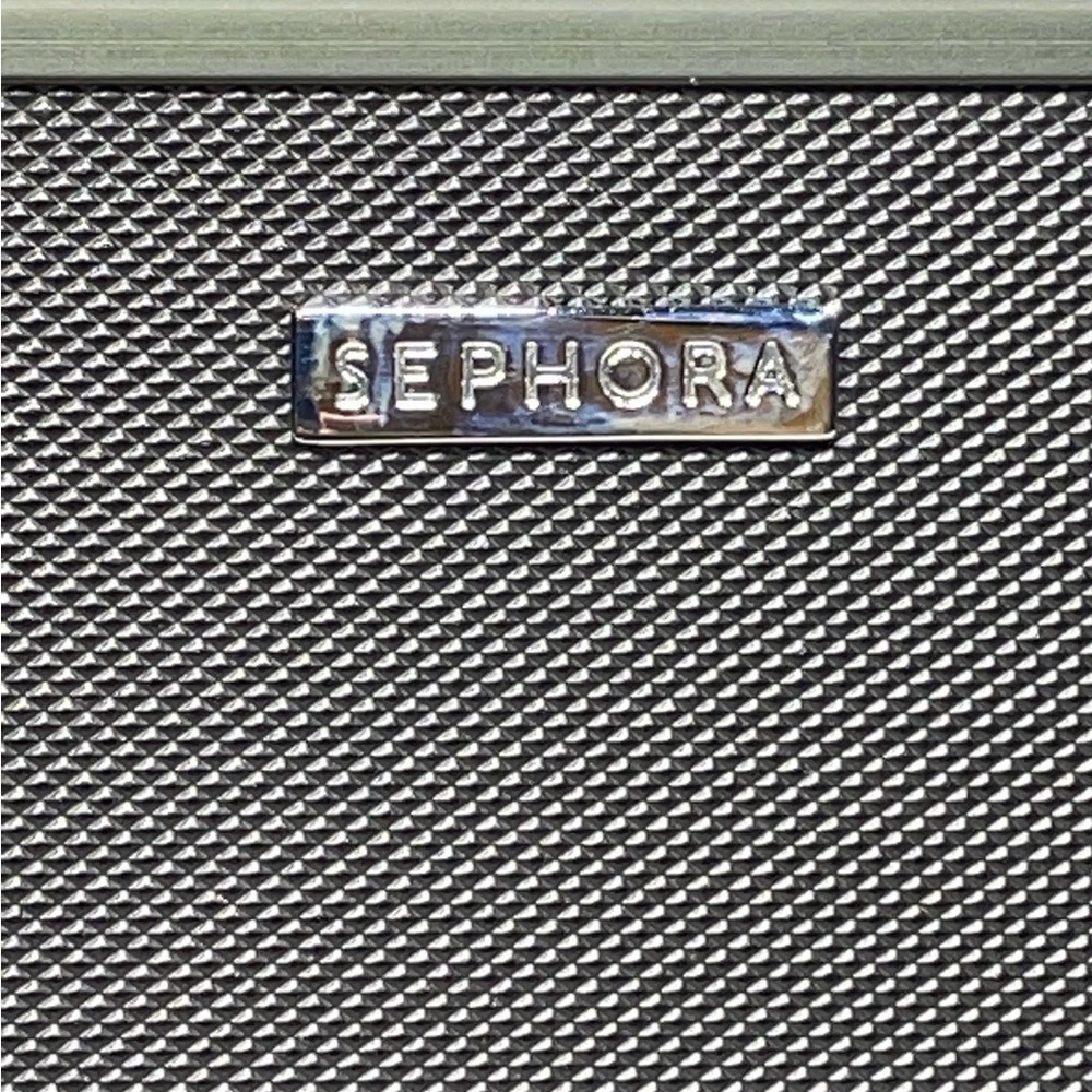 Sephora black metal make up case